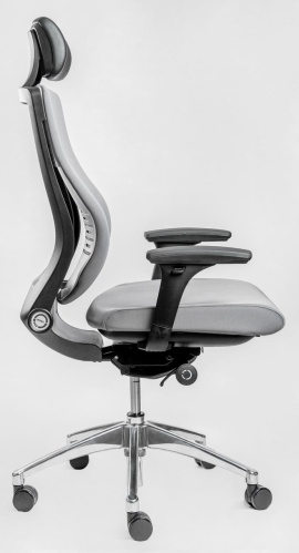 Ортопедическое кресло Falto Trium Серое ткань