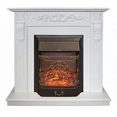 Каминокомплект Real Flame Dominica (белый матовый)+Majestic Lux BL S