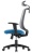 Ортопедическое кресло Falto Neo Черное с синим сиденьем
