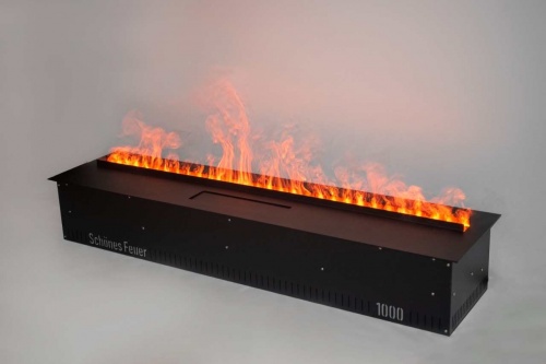 Электроочаг Schönes Feuer 3D FireLine 1000 со стальной крышкой в Балаково